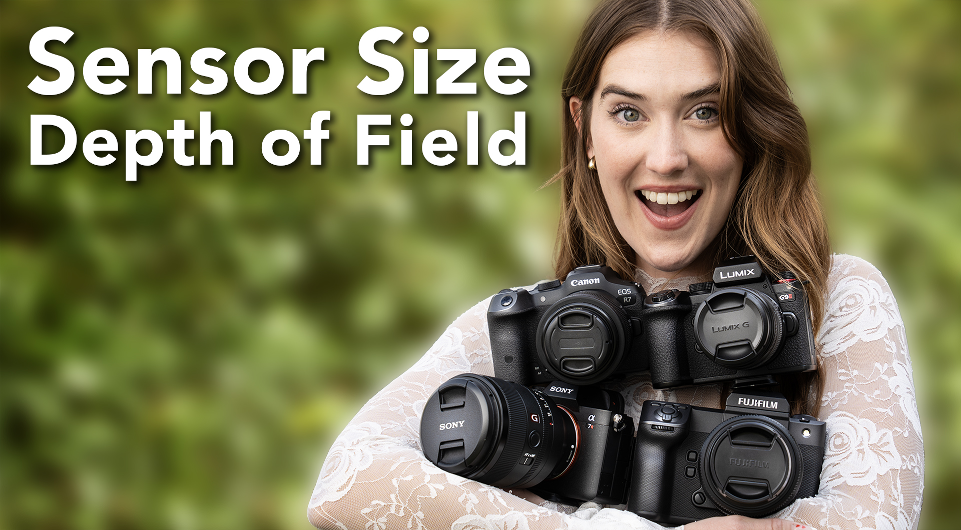 How depth of field changes with sensor size – camera comparison