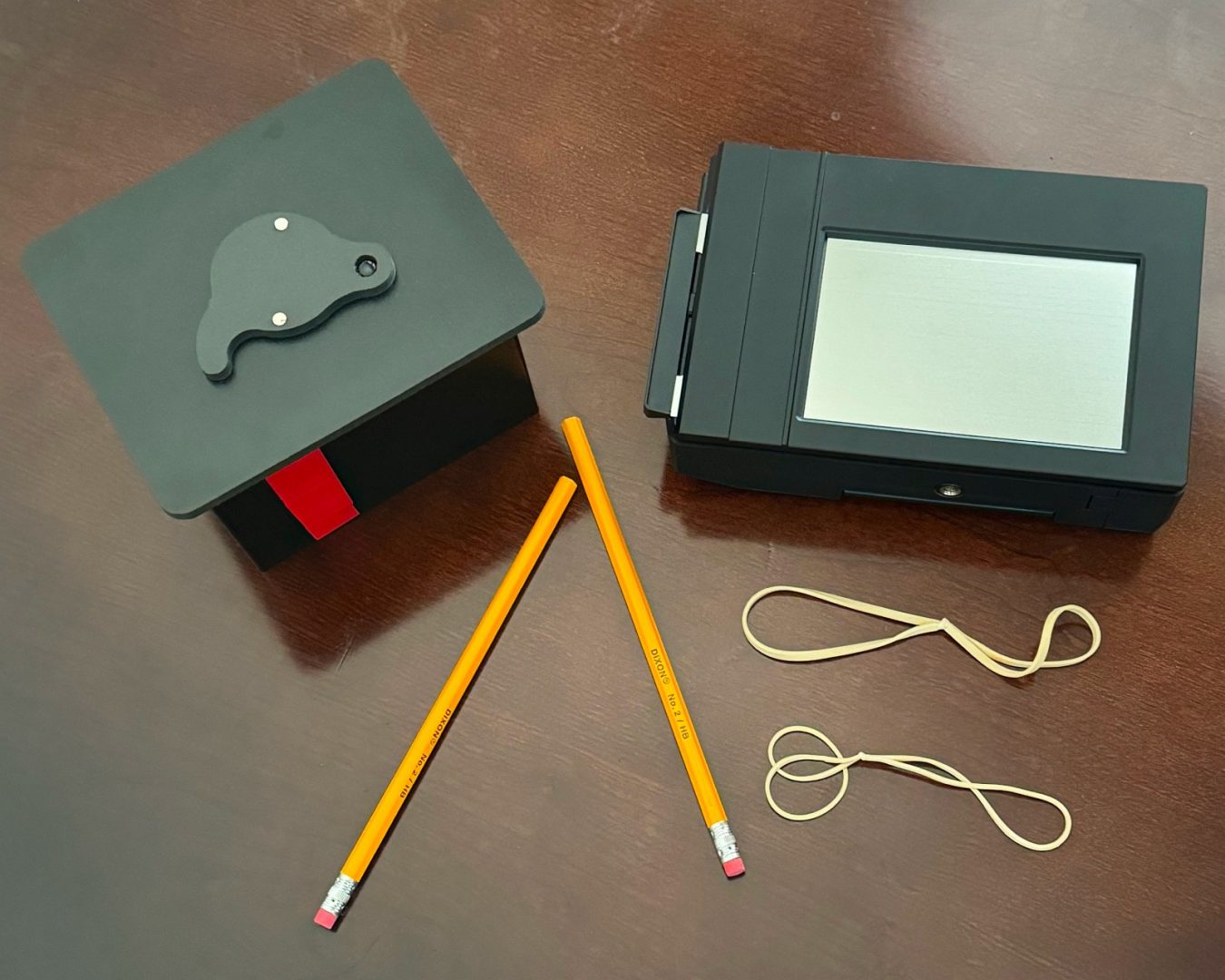 Figure 2. Everything you'll need for building your own instant pinhole camera.