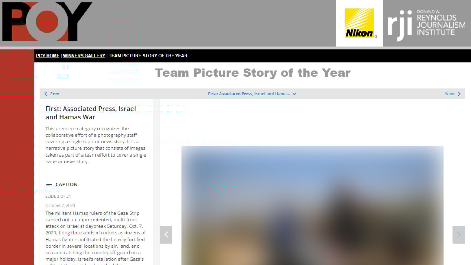Uprage ensues as a photo of a woman killed by Hamas wins a photo contest thumbnail