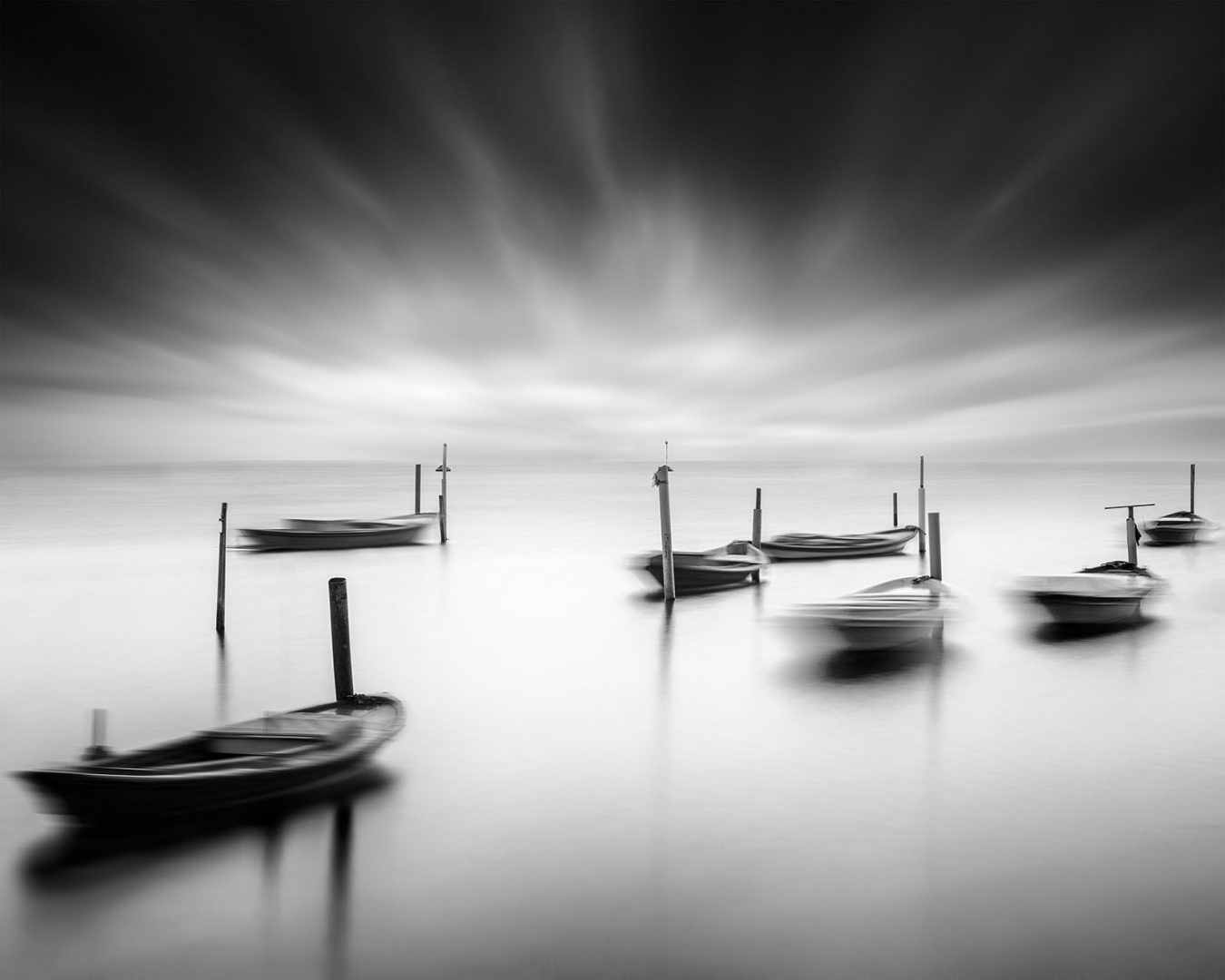 George Digalakis black and white boats