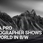 This photographer chose composition over color to show the world