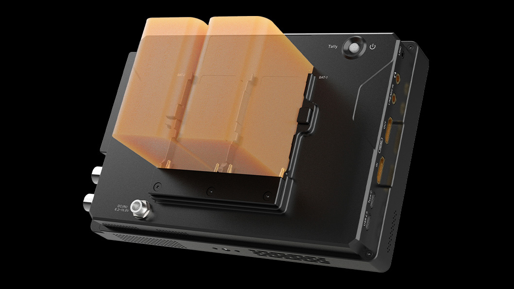 Konvision A7S 4K60 monitor/recorder - hot swappable NP-F batteries