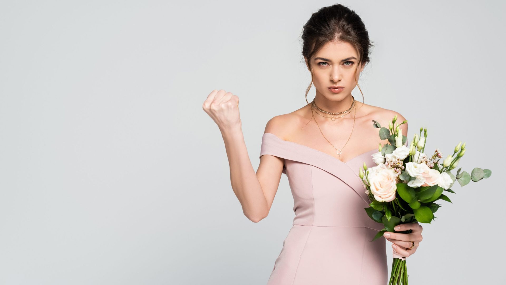 angry bride