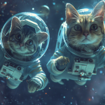 cat stronauts
