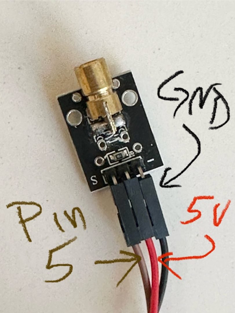 DIY Shutter Speed Tester Laser Module