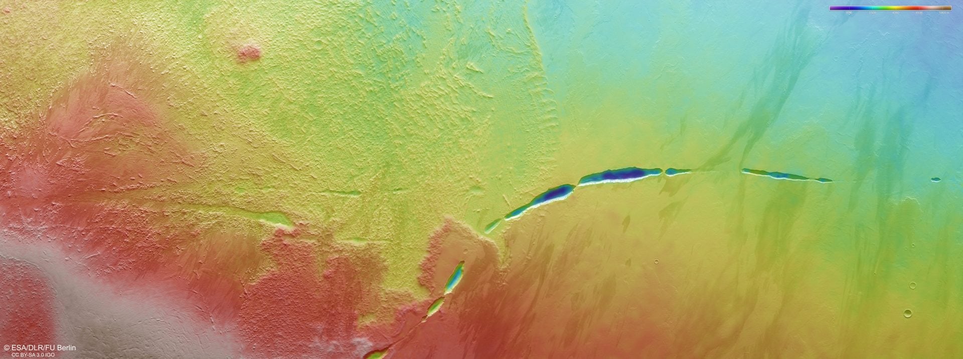 Mars scar
