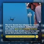 DJI vs FY25 NDAA