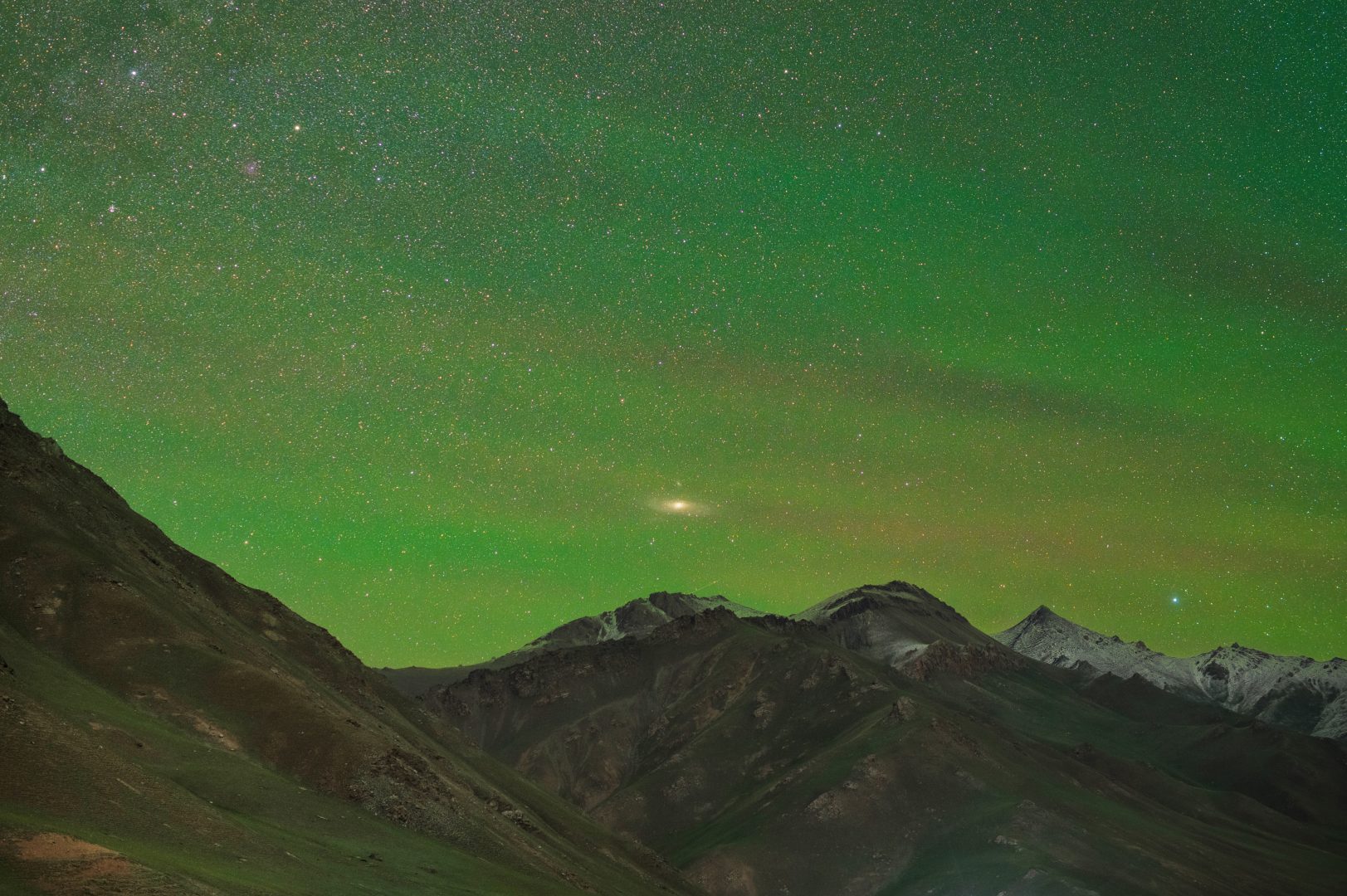 Astrophotography in Kyrgyzstan Andromeda galaxy