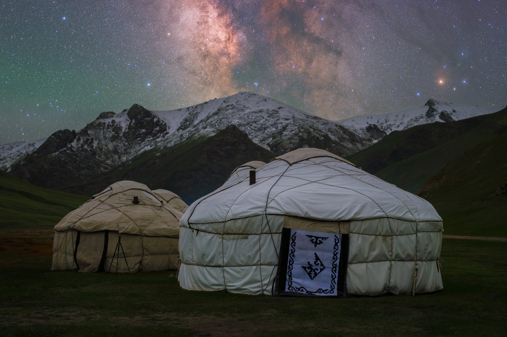 Astrophotography in Kyrgyzstan Tash Rabat Mountains