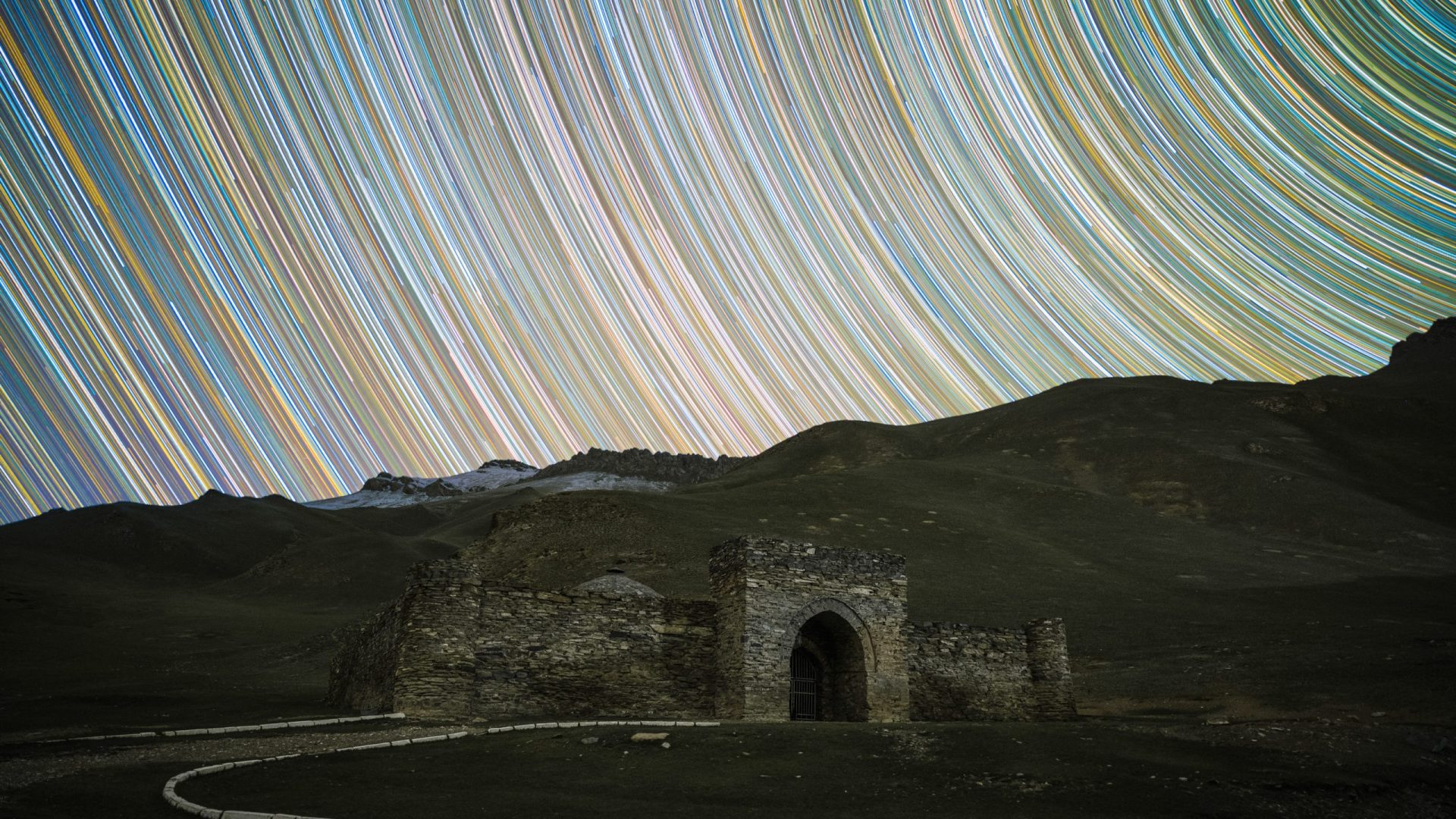 Astrophotography in Kyrgyzstan Tash Rabat Mountains