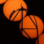 Behind the image: capturing a stunning silhouette of Europe's fastest roller coaster