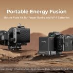 SmallRig power bank mount, and NPF battery mount