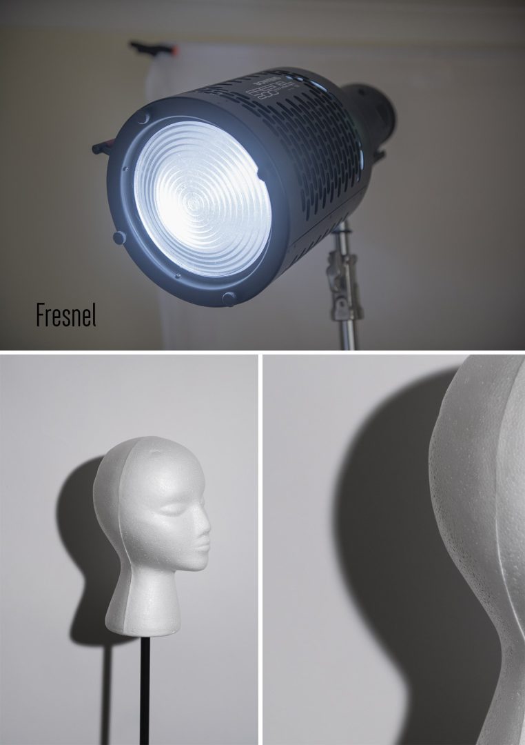 Refining hard light and avoiding double shadows - The Fresnel