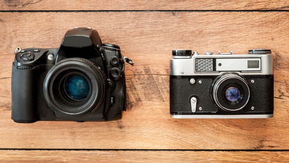 analog and digital camera
