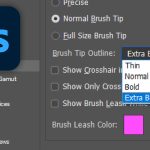 Photoshop Brush Cursor Size