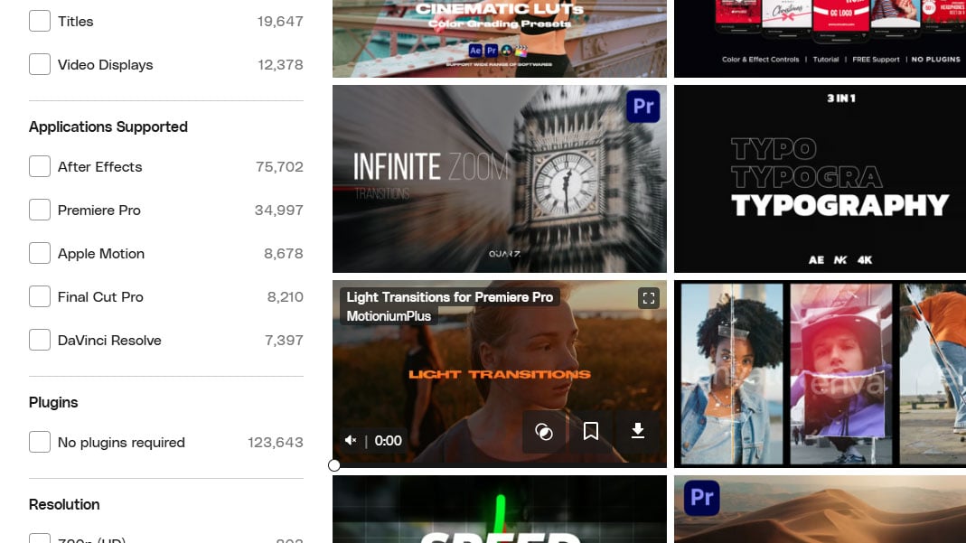 Envato Filtering