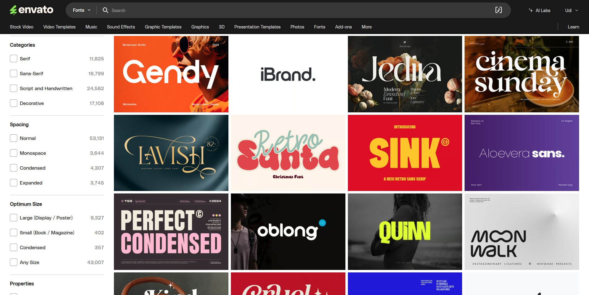 Envato Fonts