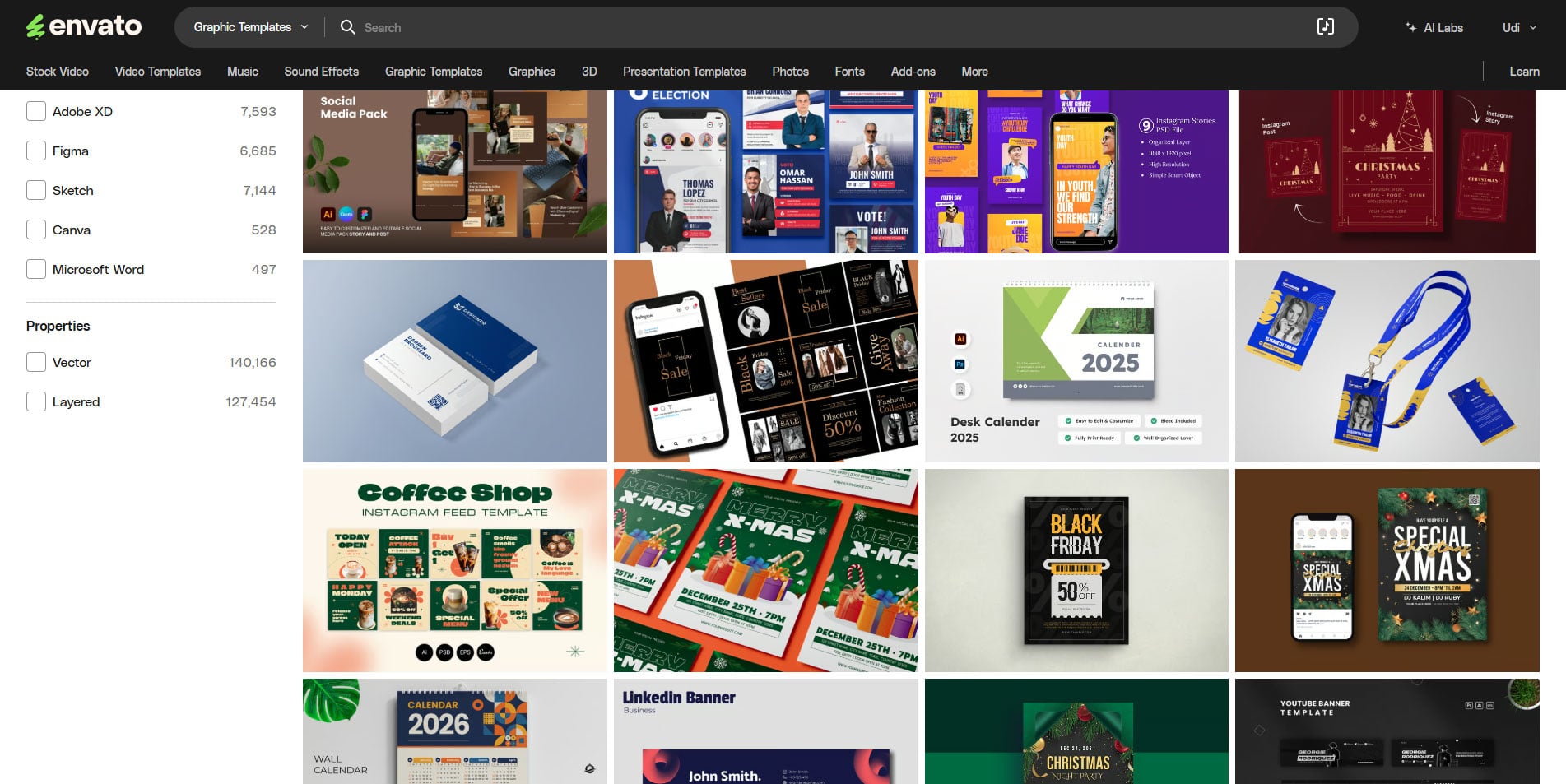 Envato Graphic Template