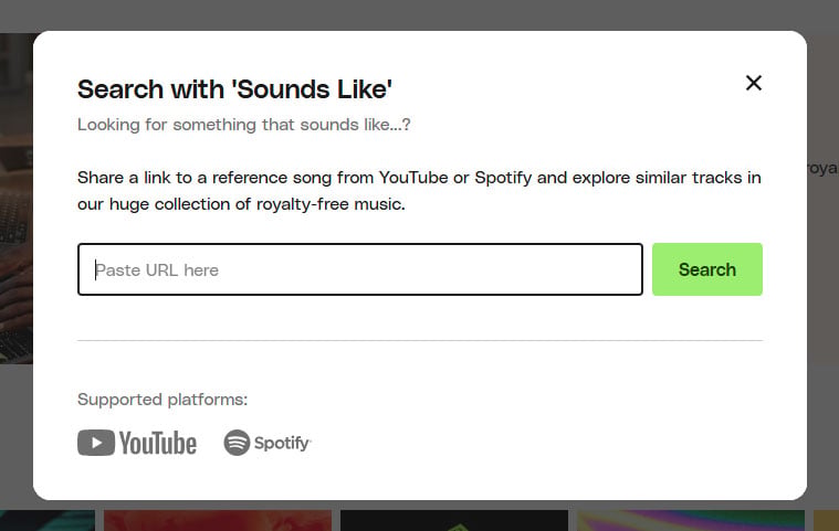 Envato - Search with Sounds LIke