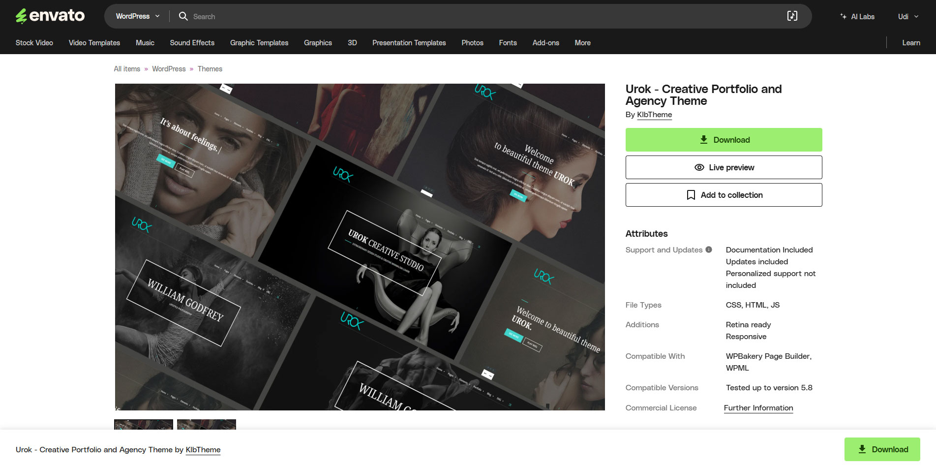 Envato WordPress Themes