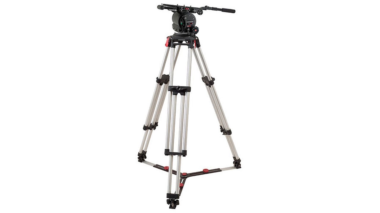 OConnor 120EX Fluid Head & Cine HD Mitchell Top Tripod with Ground Spreader