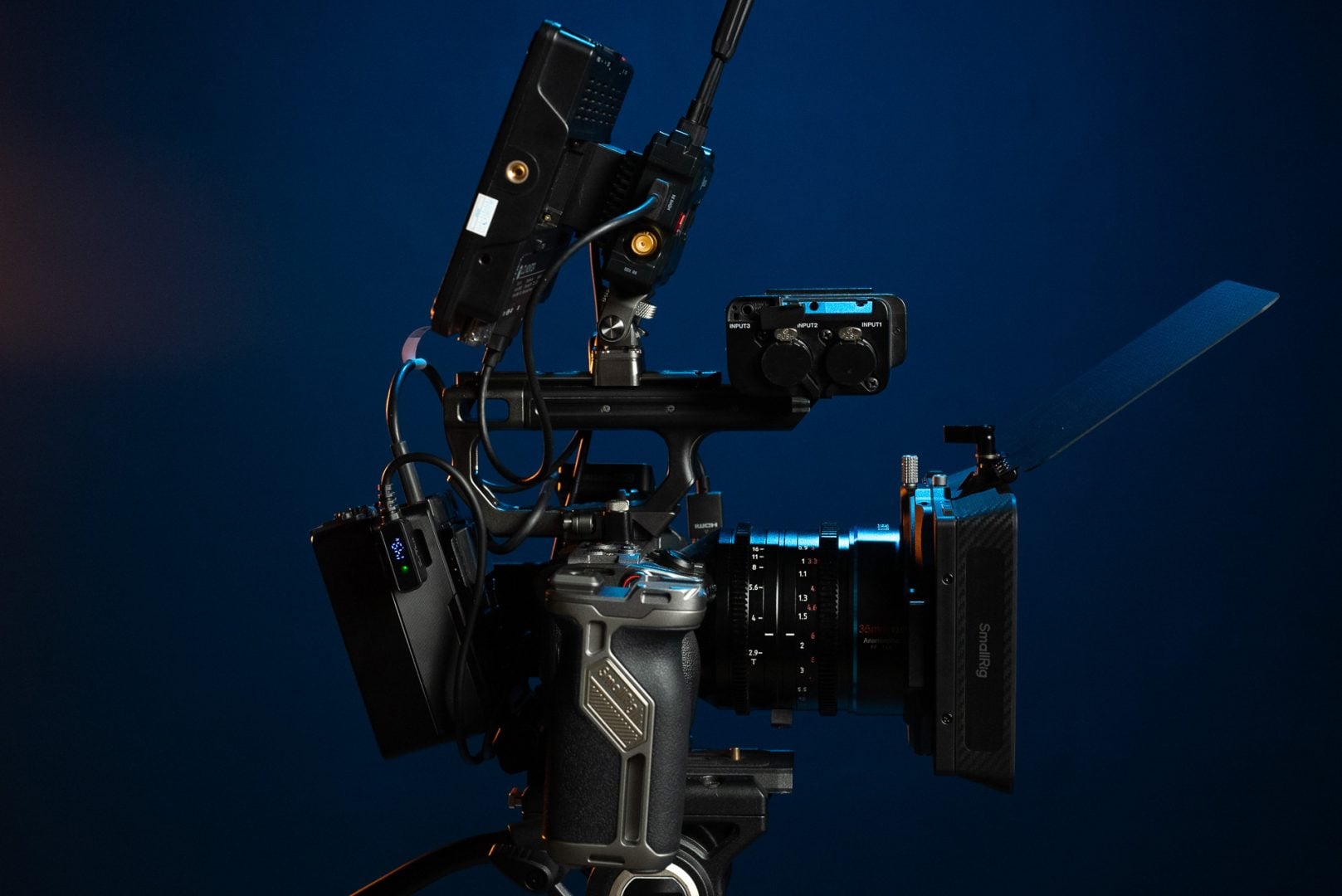 SmallRig HawkLock with a Sony FX30 side view (handle side)