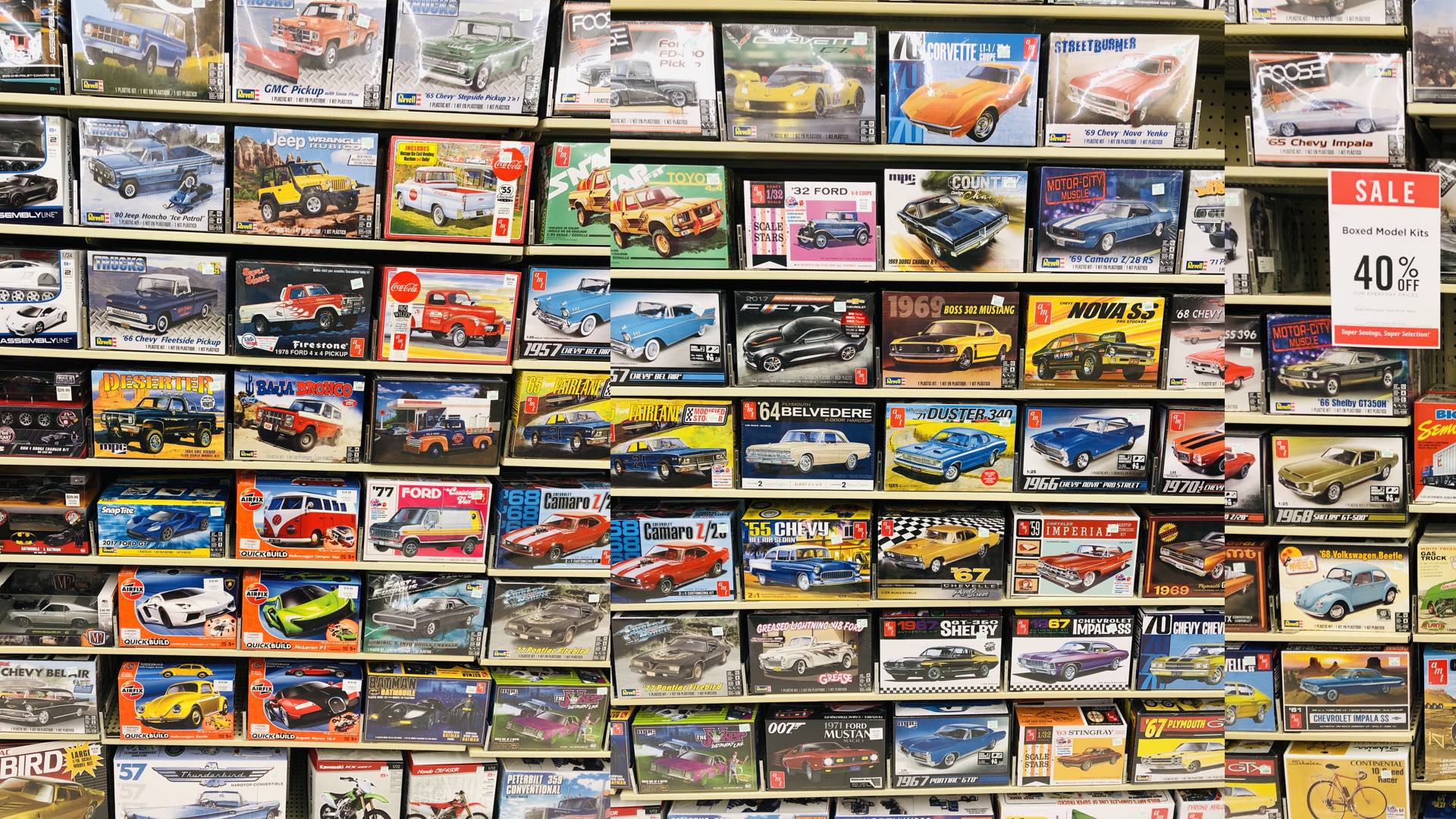 Hobby Lobby model kits