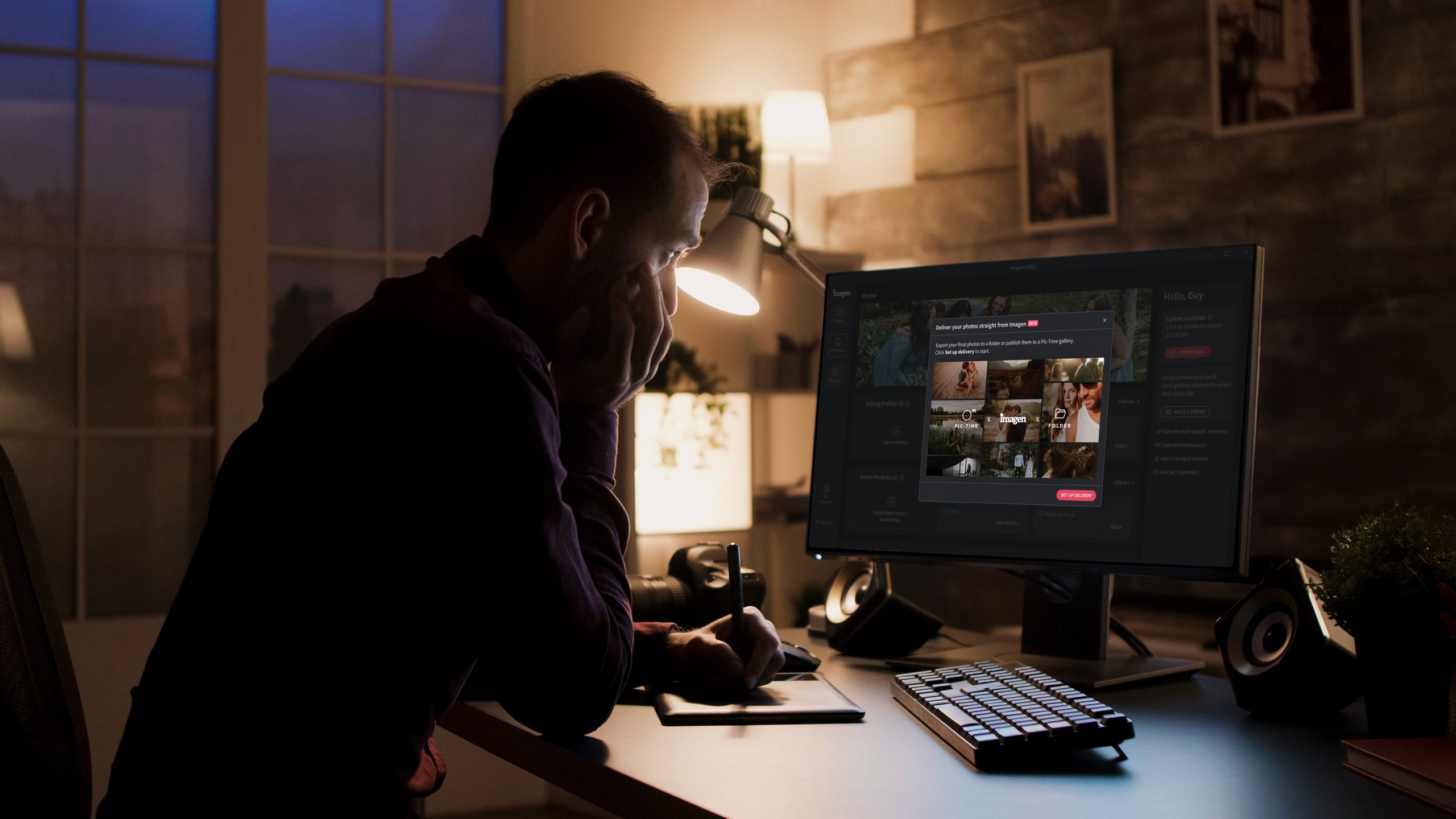Imagen teams up with Pic-Time for "Edit to Delivery" AI workflow for photographers