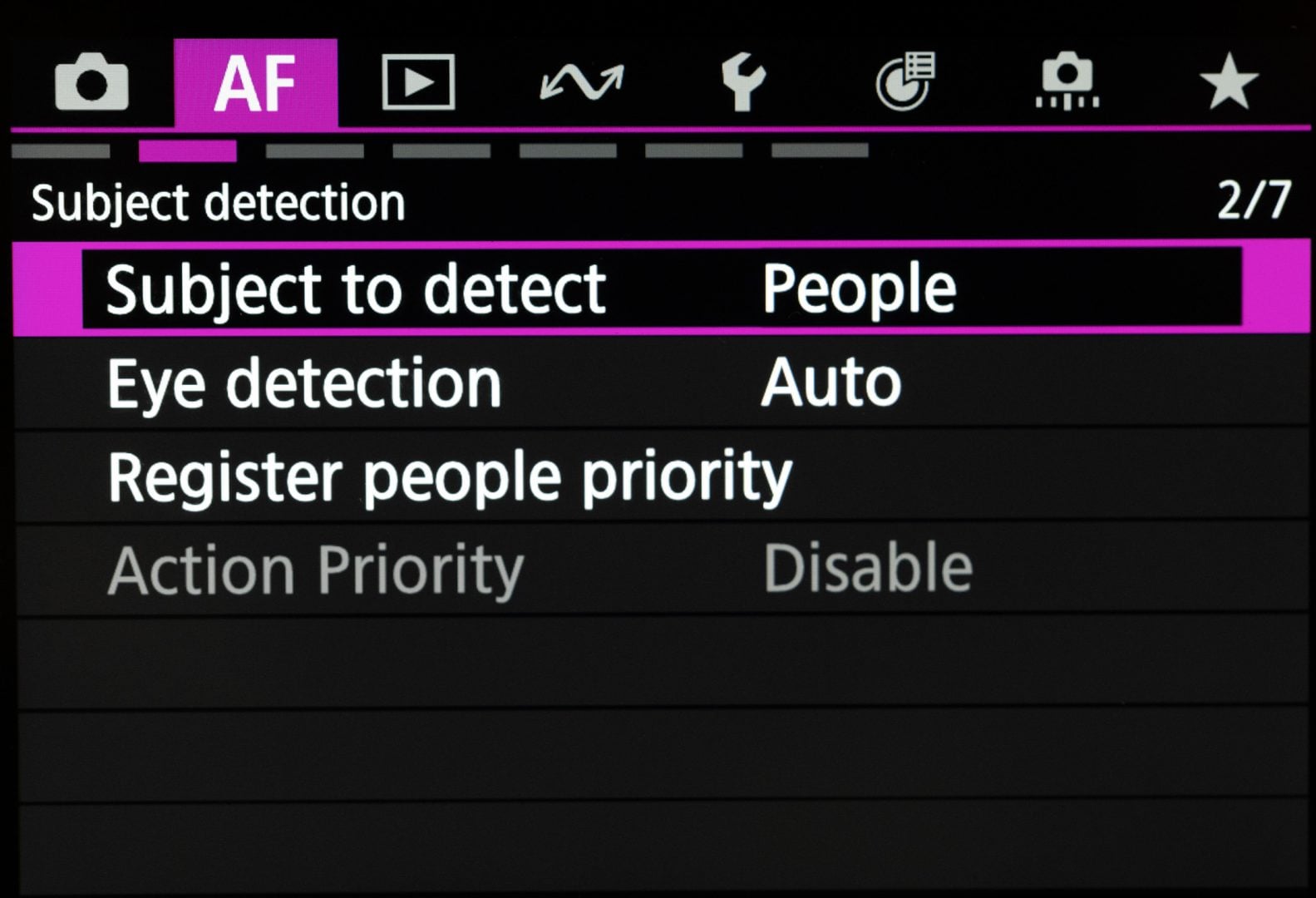 best settings for canon