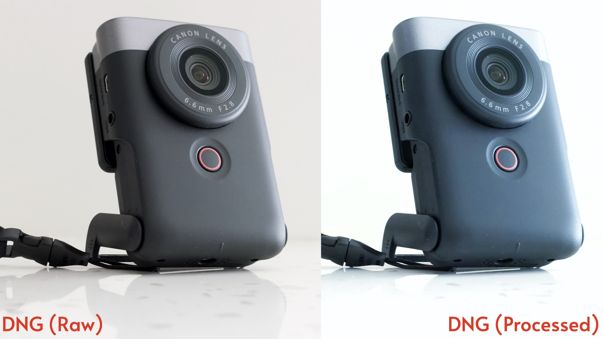 DNG file comparison