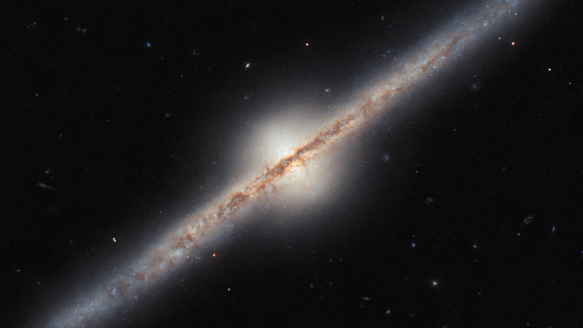 spiral galaxy UGC 10043 hubble side