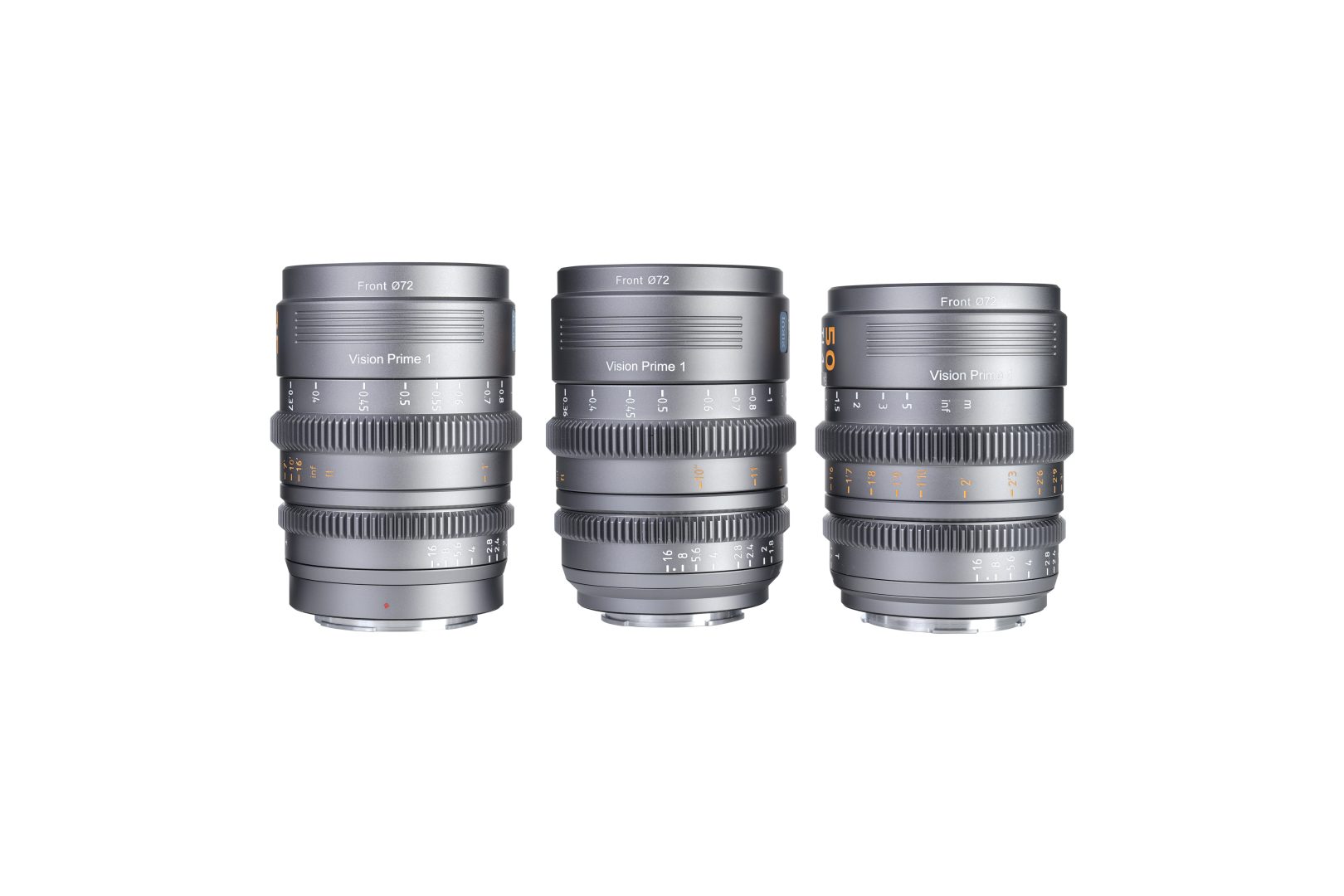 Sirui Vision Prime 1 three lenses