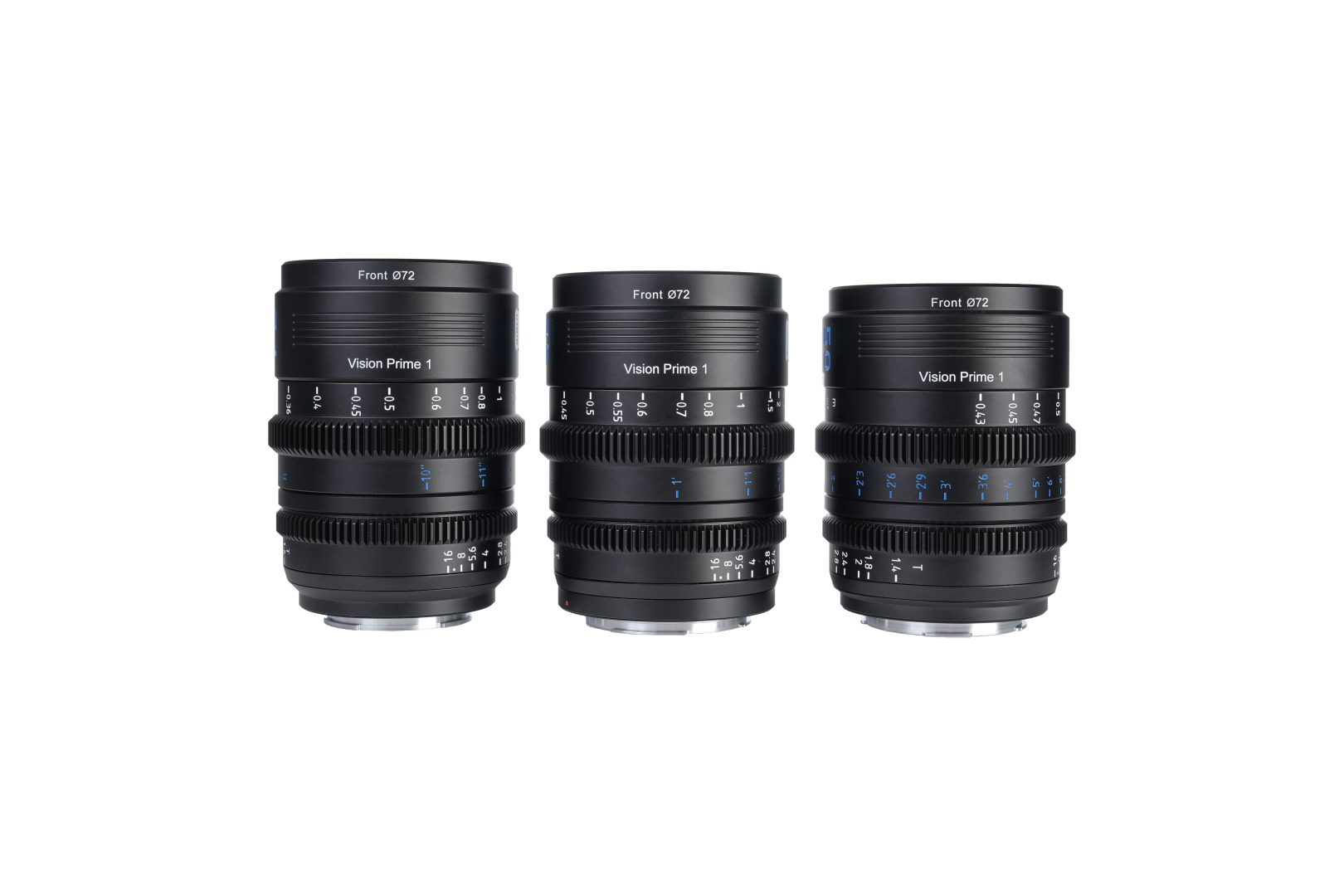 Sirui Vision Prime 1 three lenses