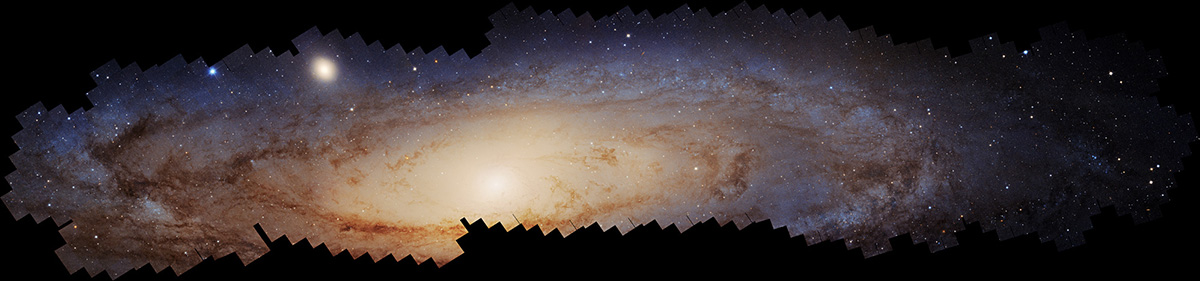 This is the largest photomosaic ever assembled from Hubble Space Telescope observations. Credit: NASA, ESA, Benjamin F. Williams (UWashington), Zhuo Chen (UWashington), L. Clifton Johnson (Northwestern), Joseph DePasquale (STScI)