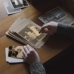 sorting old photos
