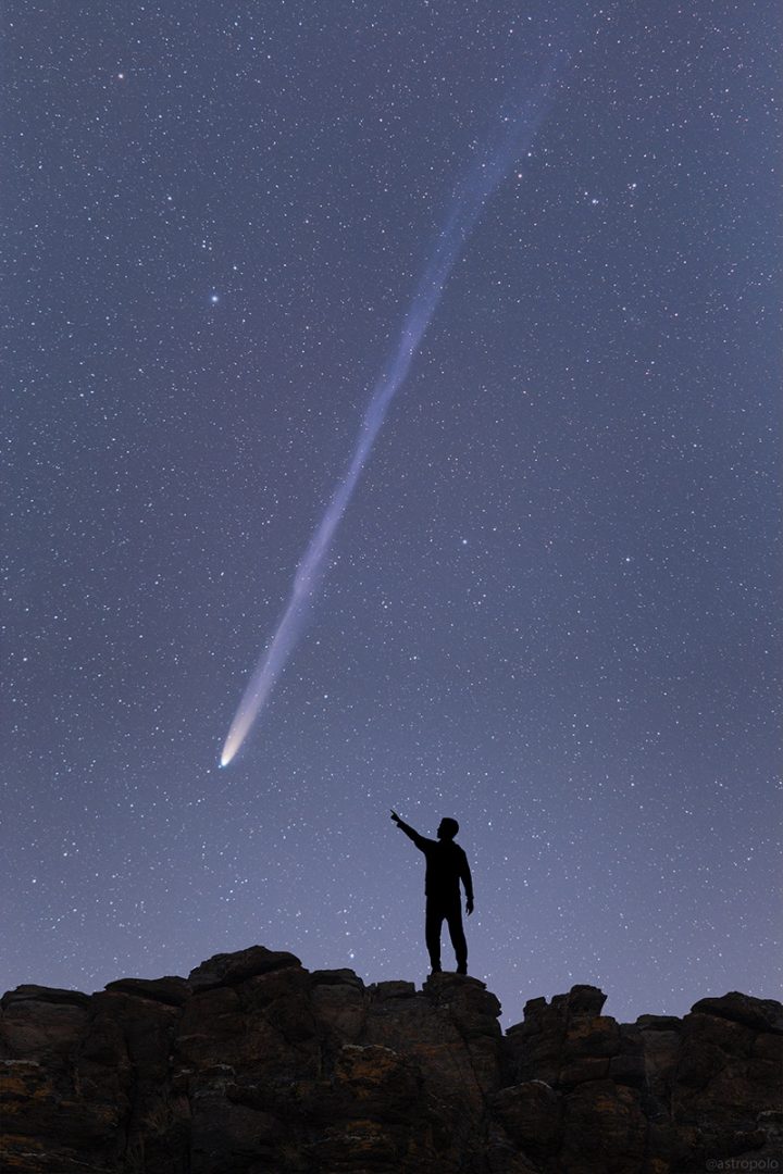 Comet Leonard in December 2021