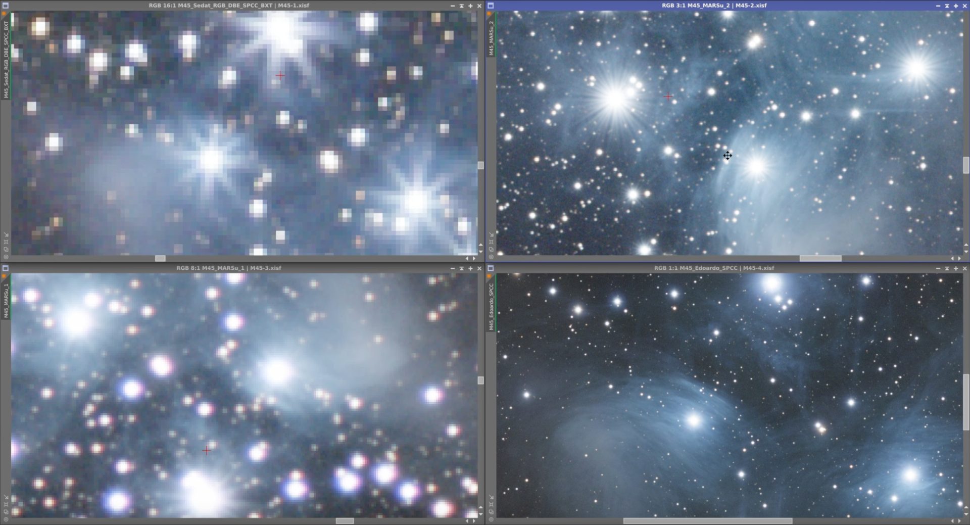 Image synchronization is now possible astrometrically
