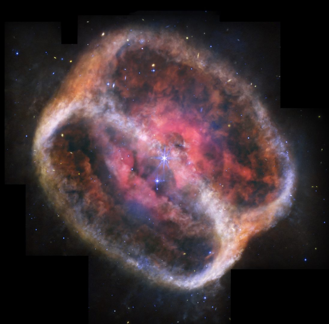 The NASA/ESA/CSA James Webb Space Telescope has taken the most detailed image of planetary nebula NGC 1514 to date, thanks to its unique mid-infrared observations. Credit: NASA, ESA, CSA, STScI, Michael Ressler (NASA-JPL), Dave Jones (IAC)