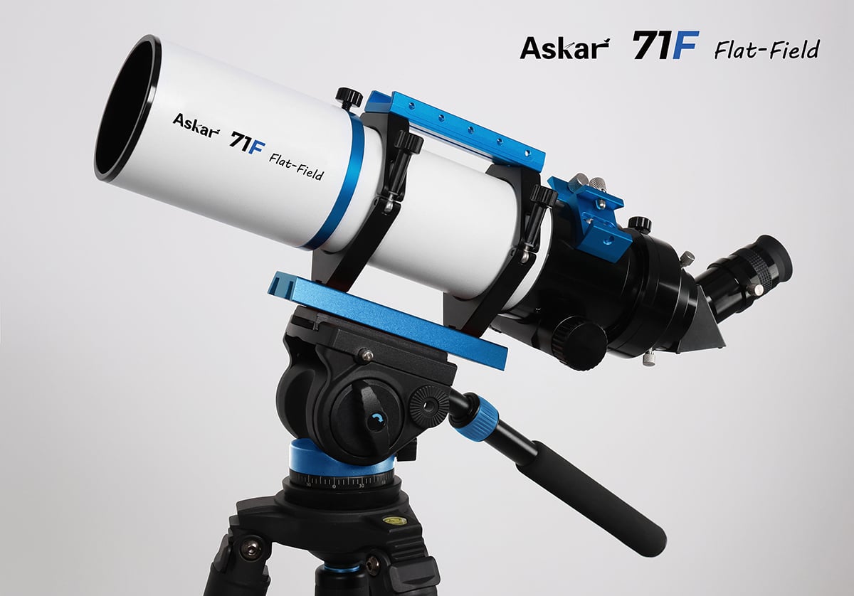 Askar includes two eyepieces for visual astronomy