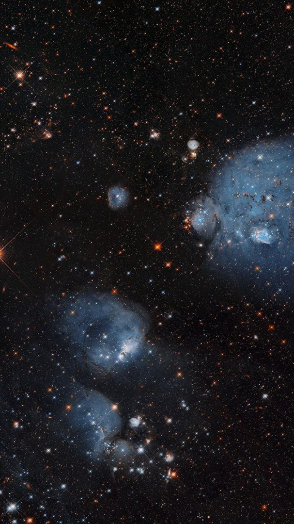 Hubble’s view captures visible light and some infrared wavelengths. Credit: NASA, ESA, and C. Lindberg; Processing: Gladys Kober