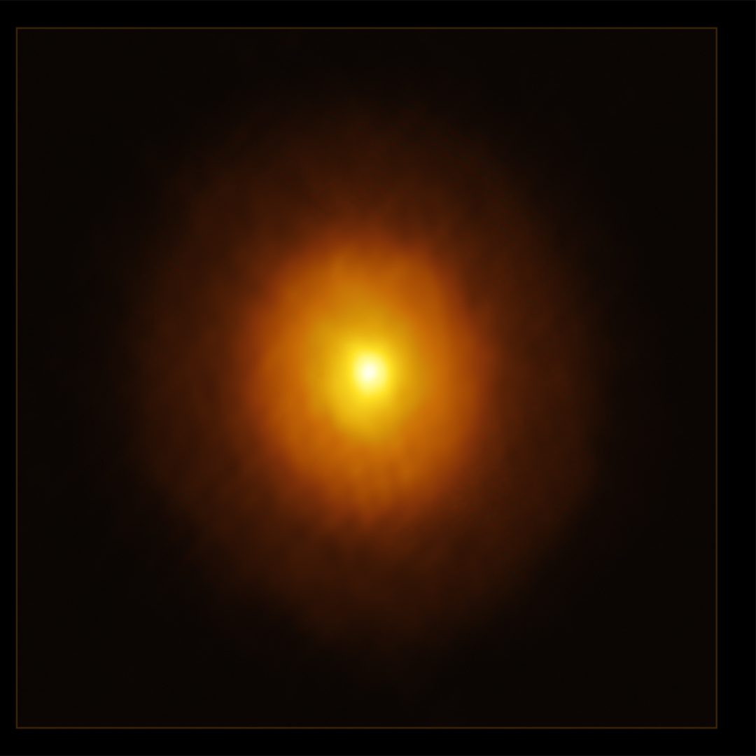 Earlier observation of MP Mus. Credit: ALMA(ESO/NAOJ/NRAO)/A. Ribas et al.