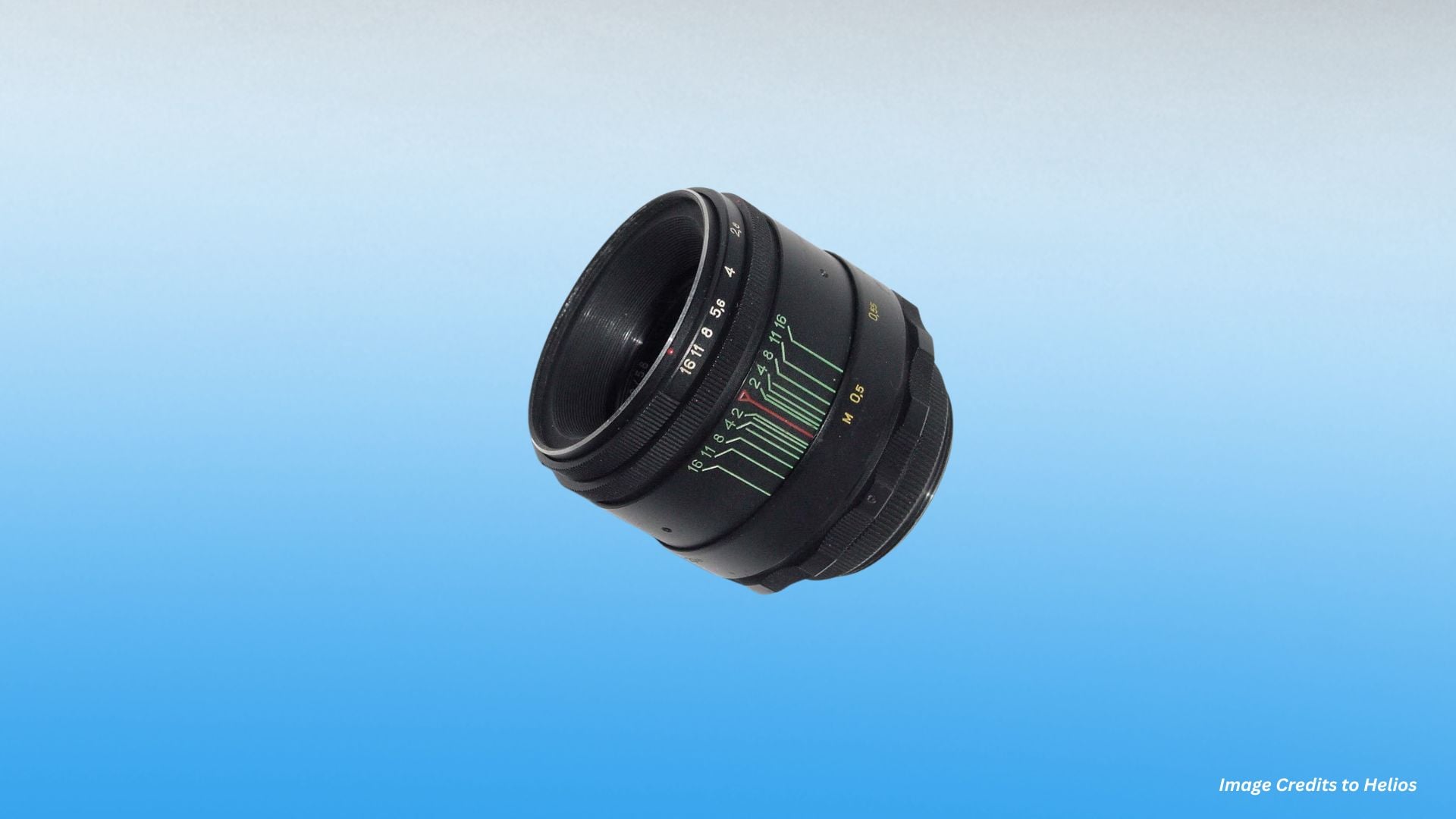 A unique and iconic Russian-made Helios 44-2 lens, famous for its dreamy bokeh and distinct character, forever altering the perception of portrait photography.