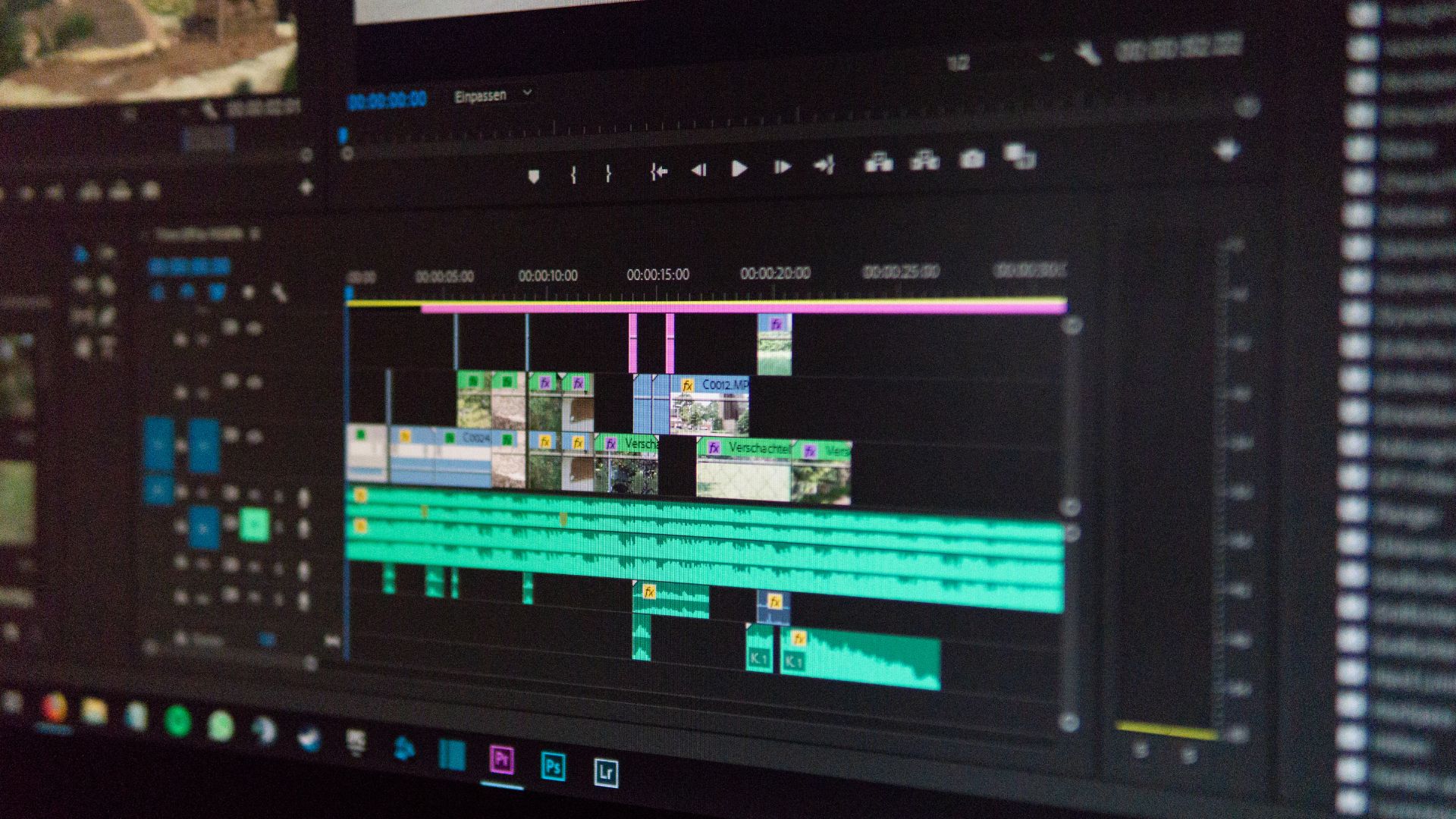 Screenshot of the Blackmagic DaVinci Resolve 20.1 interface showcasing the editing timeline, color correction, and 3D immersive video editing features.