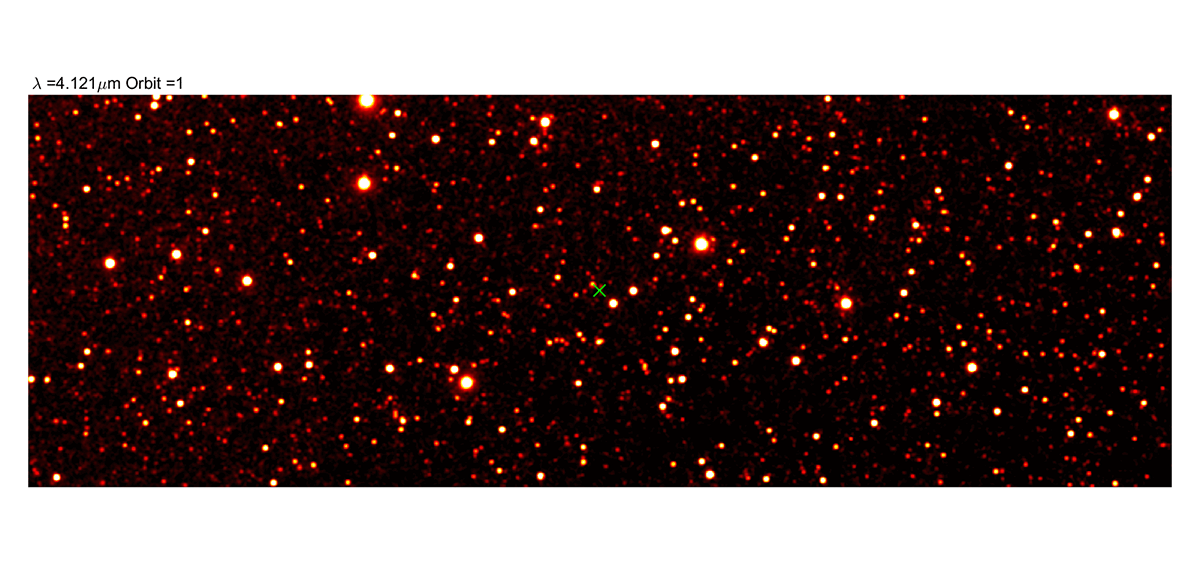A timelapse of 3I/ATLAS captured by SPHEREx. Credit: NASA/SPHEREx