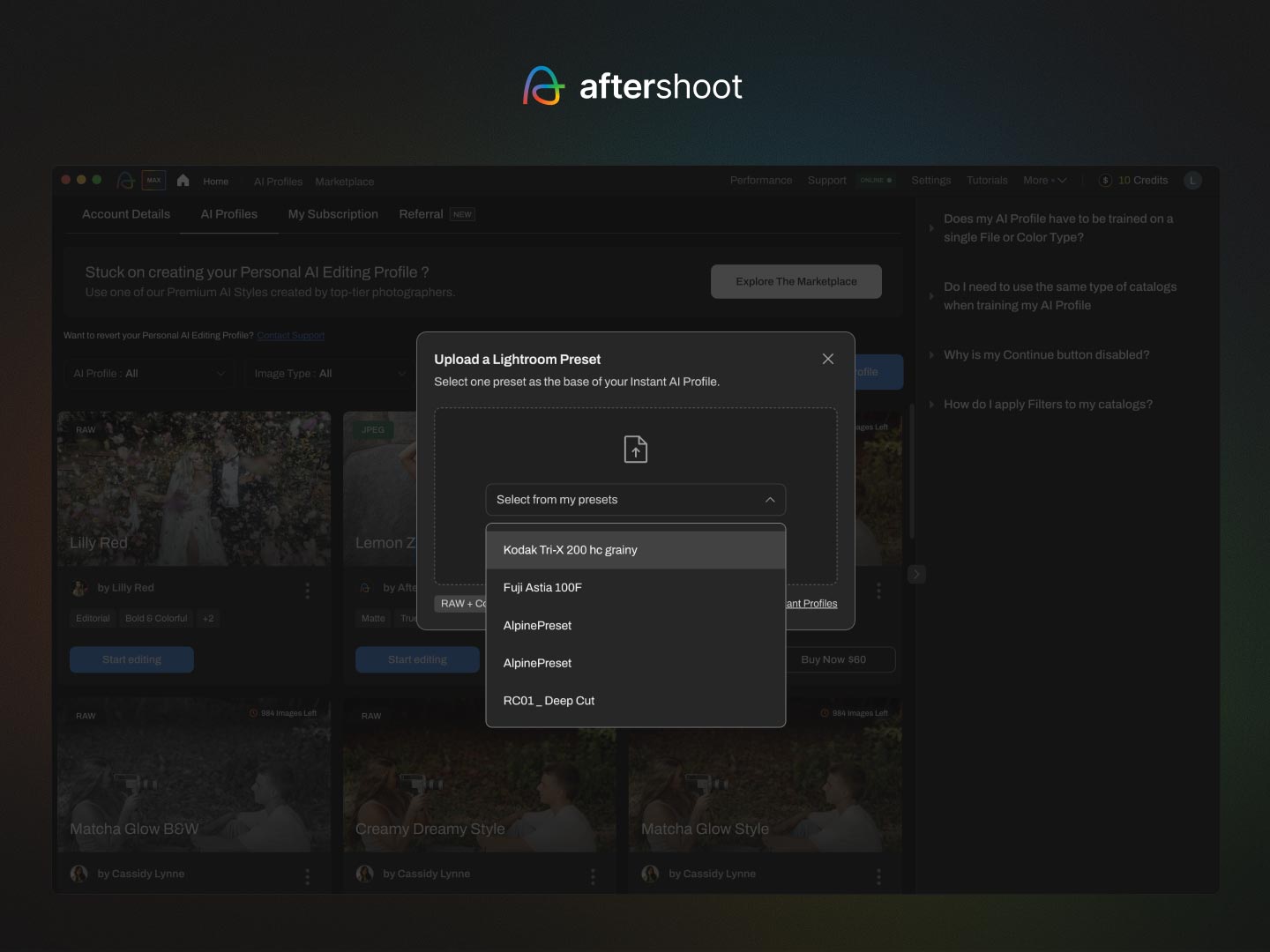 Aftershoot’s New Tool Turns Your Lightroom Presets Into AI Profiles in Under a Minute
