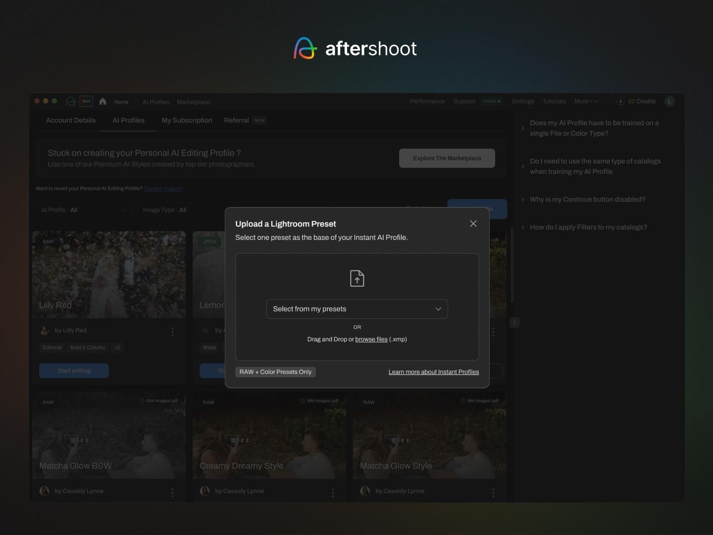 Aftershoot’s New Tool Turns Your Lightroom Presets Into AI Profiles in Under a Minute