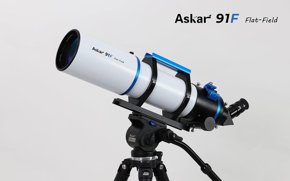 Askar includes an erecting prism and two eyepieces in the package for visual use