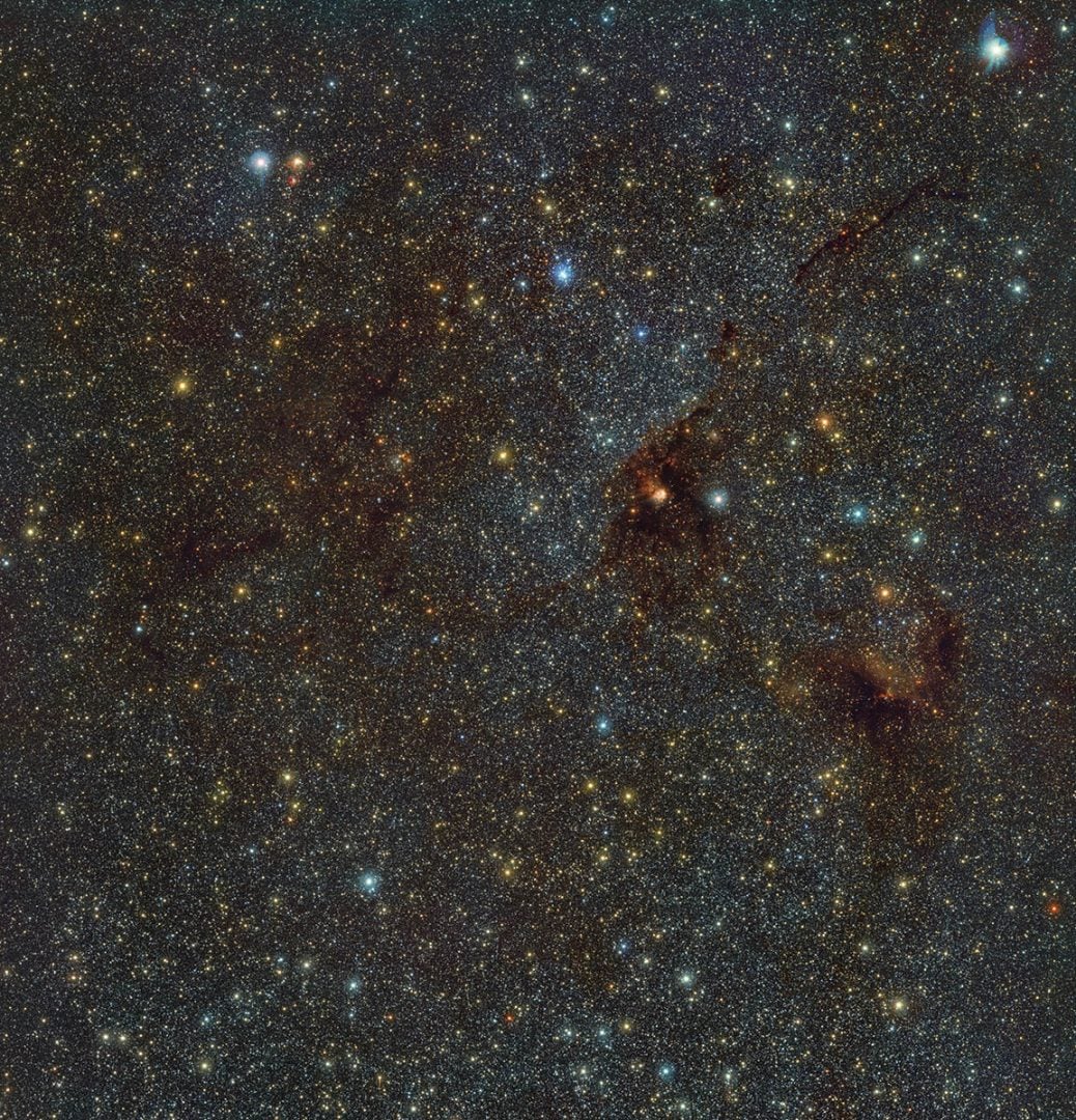 Infrared view of NGC 6188. Credit: ESO/VVVX survey