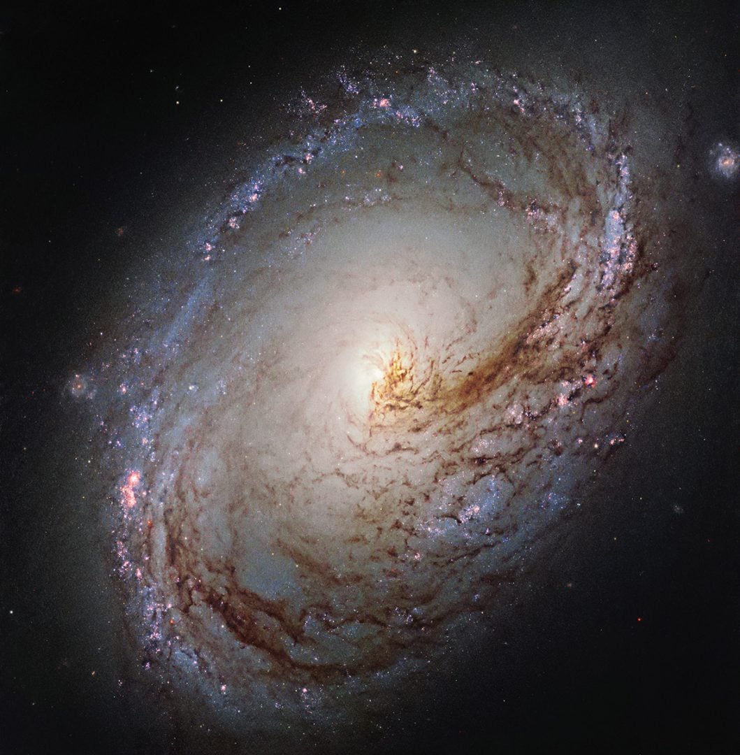 Hubble's 2015 view of Messier 96. ESA/Hubble & NASA and the LEGUS Team Acknowledgement: R. Gendler