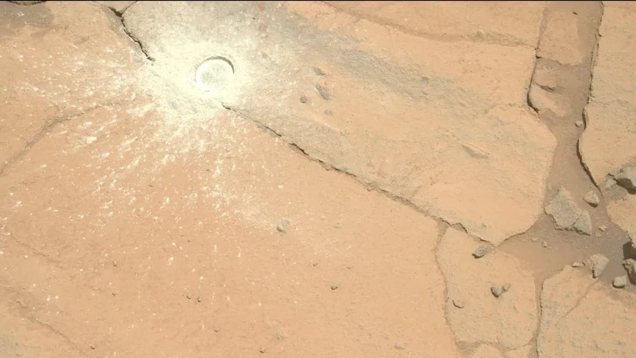 A single panel from the larger panorama. Credit: NASA/JPL-Caltech/ASU/MSSS